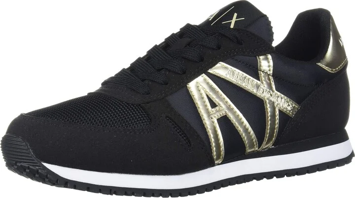 AX Armani Exchange womens Retro Running Sneakers Indoor Court Shoe