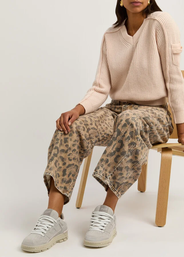 Axel Arigato Area Lo Panelled Suede Sneakers - Image 4
