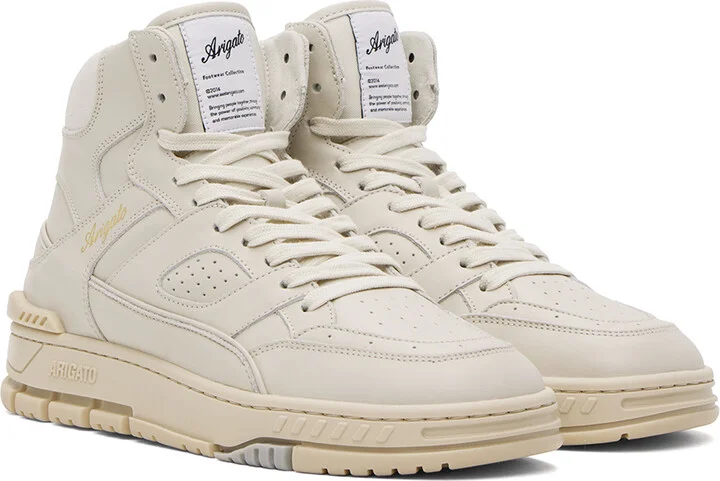 Axel Arigato Beige Area Hi Sneakers - Image 4