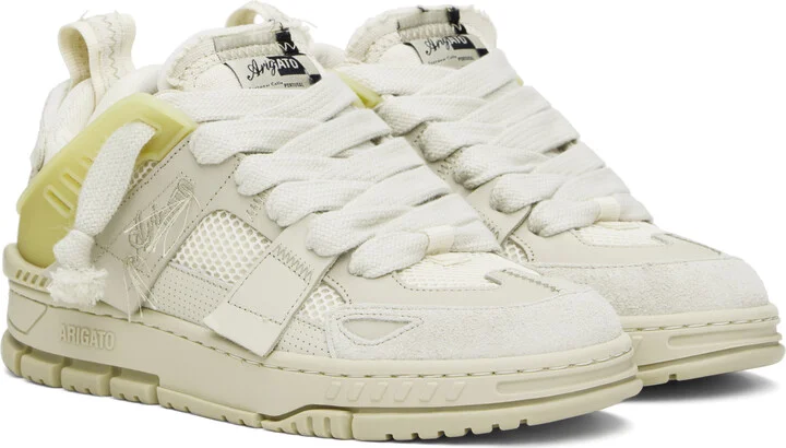 Axel Arigato Beige Area Patchwork Sneakers - Image 4