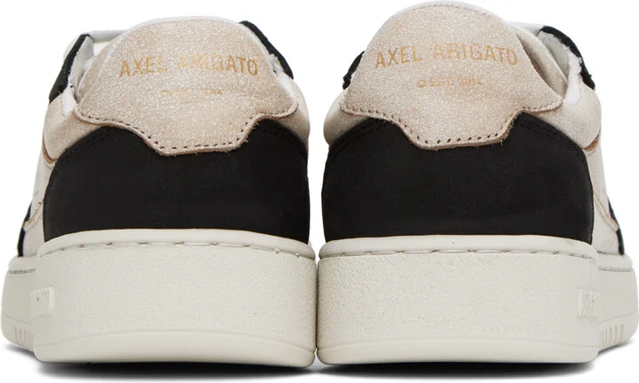 Axel Arigato Beige & Black Dice Lo Sneakers - Image 2