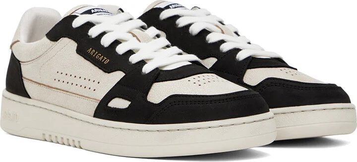 Axel Arigato Beige & Black Dice Lo Sneakers - Image 4