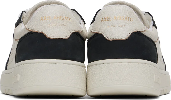 Axel Arigato Beige & Black Dice Lo Sneakers - Image 2