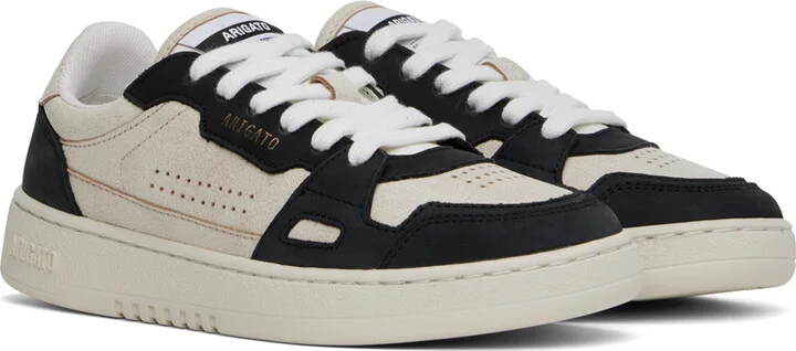 Axel Arigato Beige & Black Dice Lo Sneakers - Image 4