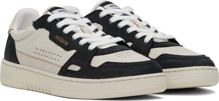 Axel Arigato Beige & Black Dice Lo Sneakers - Image 4