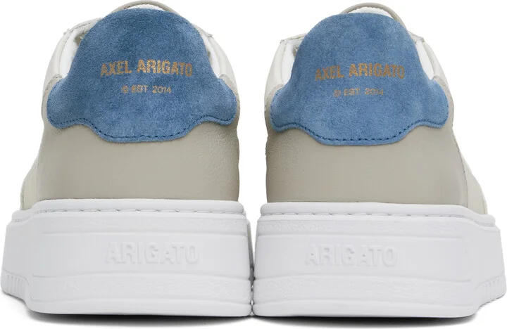 Axel Arigato Beige & Blue Orbit Vintage Sneakers - Image 2