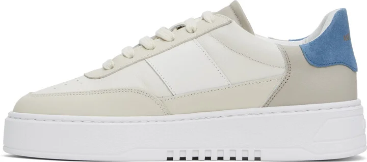 Axel Arigato Beige & Blue Orbit Vintage Sneakers - Image 3