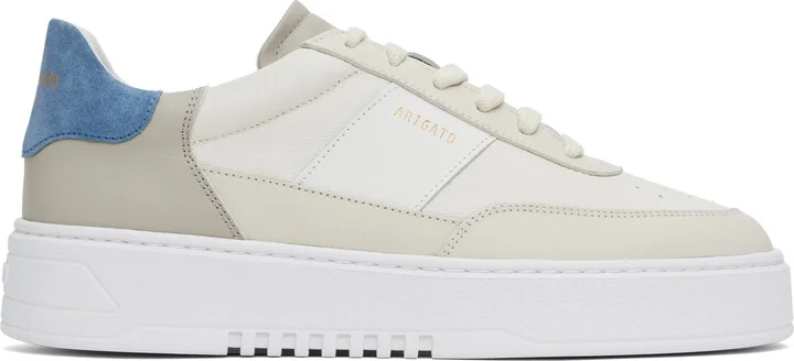 Axel Arigato Beige & Blue Orbit Vintage Sneakers