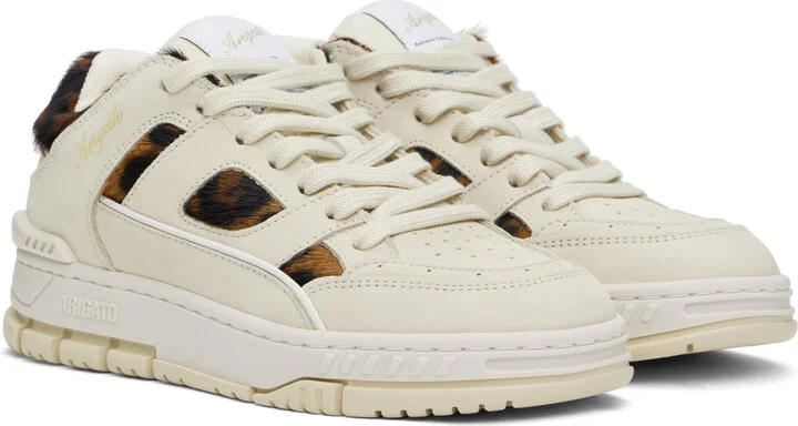 Axel Arigato Beige & Brown Area Lo Sneakers - Image 4