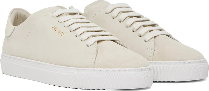 Axel Arigato Beige Clean 90 Suede Sneakers - Image 4