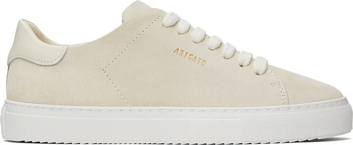Axel Arigato Beige Clean 90 Suede Sneakers