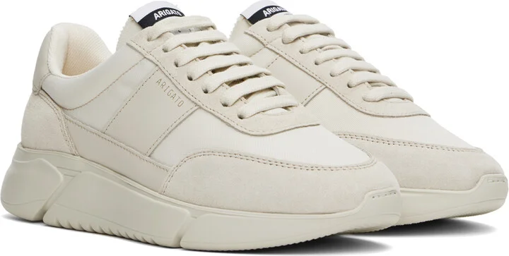 Axel Arigato Beige Genesis Vintage Runner Sneakers - Image 4
