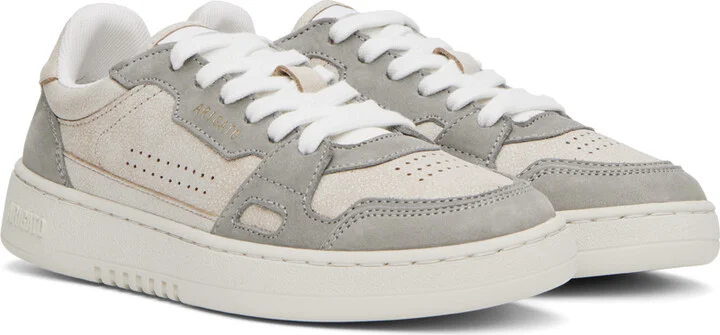 Axel Arigato Beige & Gray Dice Lo Sneakers - Image 4