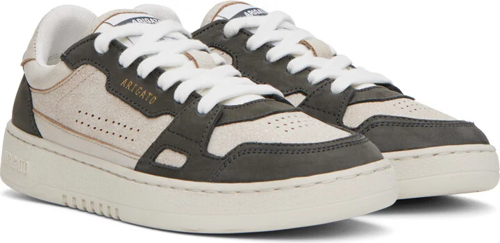 Axel Arigato Beige & Gray Dice Lo Sneakers - Image 4