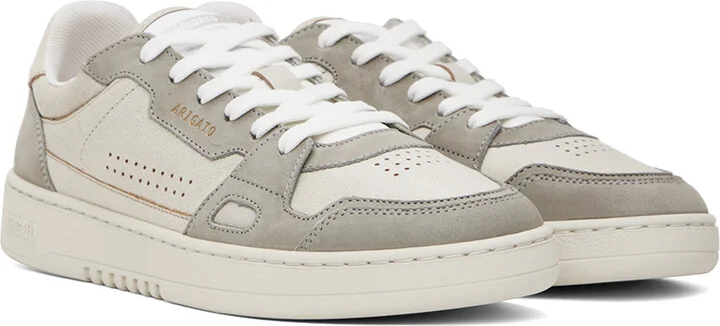 Axel Arigato Beige & Gray Dice Lo Sneakers - Image 4