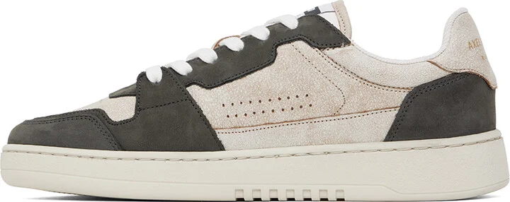 Axel Arigato Beige & Gray Dice Lo Sneakers - Image 3