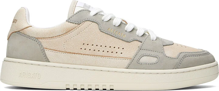 Axel Arigato Beige & Gray Dice Lo Sneakers