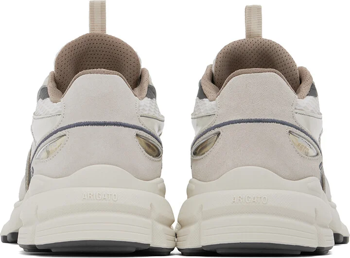 Axel Arigato Beige & Gray Marathon Runner Sneakers - Image 2