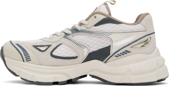 Axel Arigato Beige & Gray Marathon Sneakers - Image 3