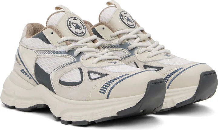 Axel Arigato Beige & Gray Marathon Sneakers - Image 4