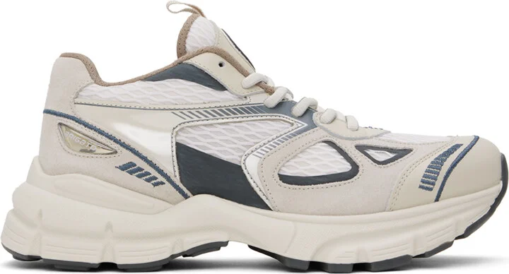 Axel Arigato Beige & Gray Marathon Sneakers
