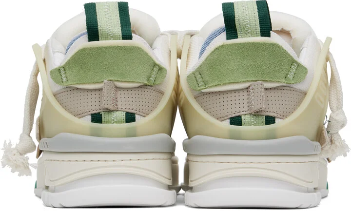 Axel Arigato Beige & Green Area Patchwork Sneakers - Image 2