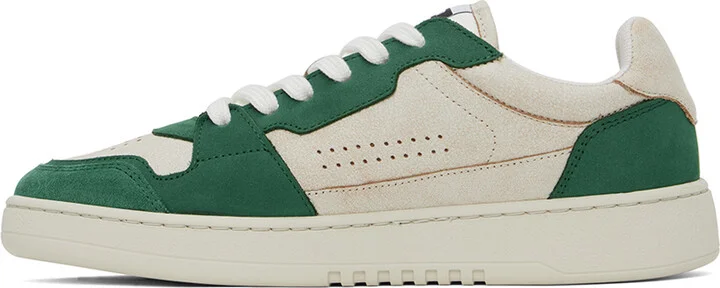 Axel Arigato Beige & Green Dice Lo Sneakers - Image 3