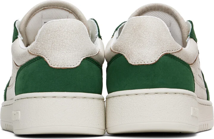 Axel Arigato Beige & Green Dice Lo Sneakers - Image 2