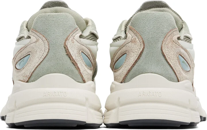 Axel Arigato Beige & Green Marathon Runner Sneakers - Image 2
