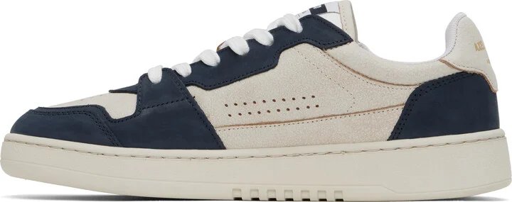 Axel Arigato Beige & Navy Dice Lo Sneakers - Image 3