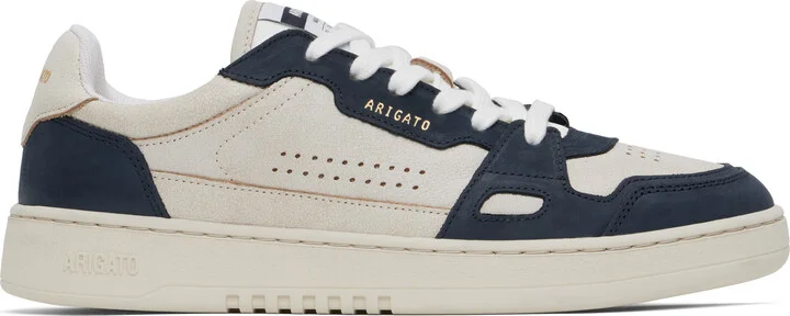 Axel Arigato Beige & Navy Dice Lo Sneakers