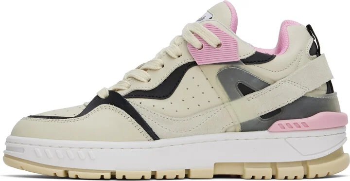 Axel Arigato Beige & Pink Astro Sneakers - Image 3
