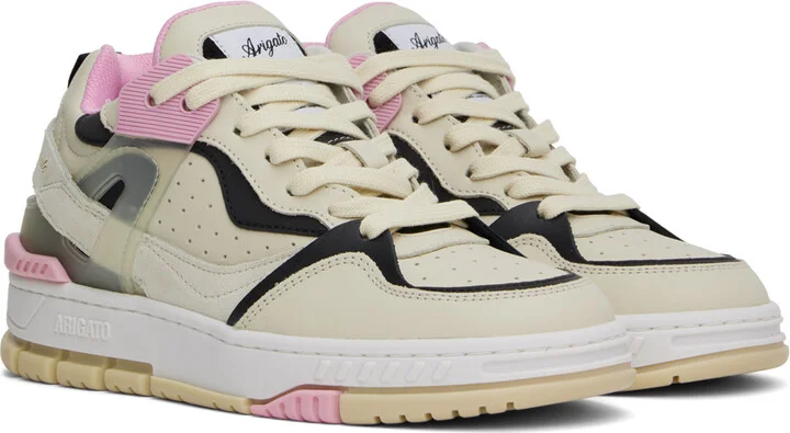 Axel Arigato Beige & Pink Astro Sneakers - Image 4