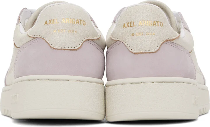 Axel Arigato Beige & Purple Dice Lo Sneakers - Image 2