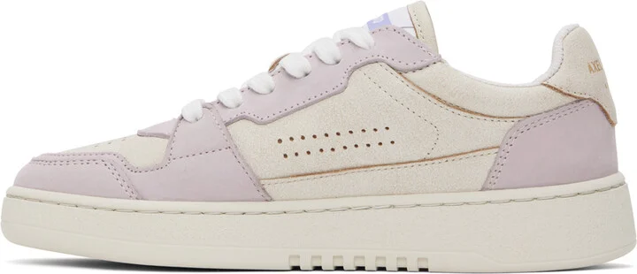 Axel Arigato Beige & Purple Dice Lo Sneakers - Image 3