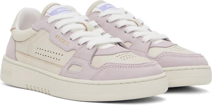 Axel Arigato Beige & Purple Dice Lo Sneakers - Image 4