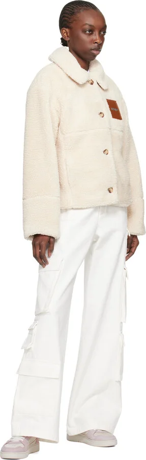Axel Arigato Beige & Purple Dice Lo Sneakers - Image 5