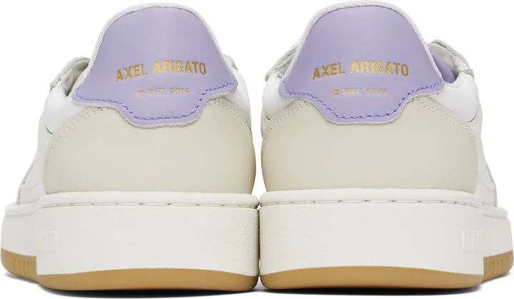 Axel Arigato Beige & Purple Dice Lo Sneakers - Image 2
