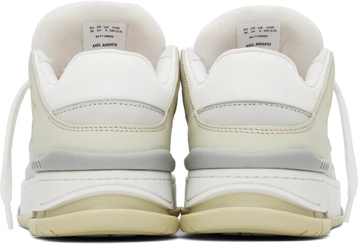 Axel Arigato Beige & White Area Lo Sneakers - Image 2