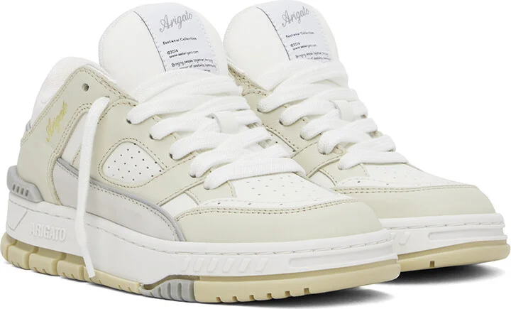 Axel Arigato Beige & White Area Lo Sneakers - Image 4
