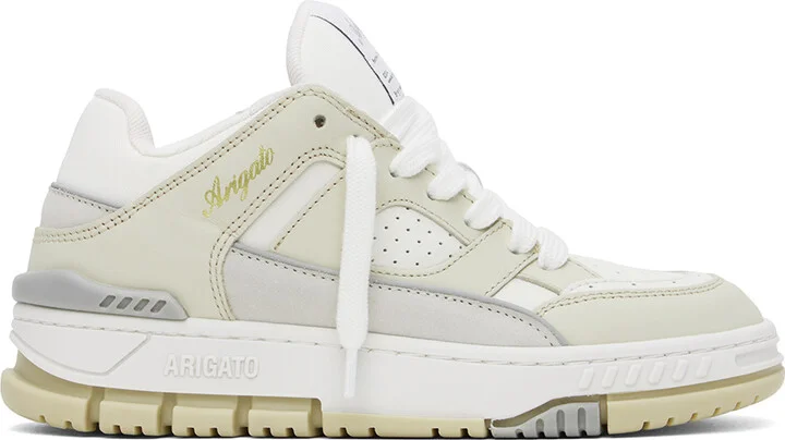 Axel Arigato Beige & White Area Lo Sneakers