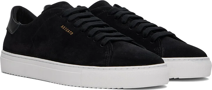 Axel Arigato Black Clean 90 Suede Sneakers - Image 4