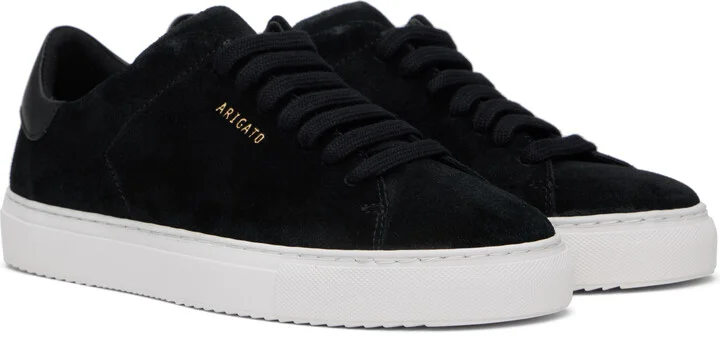 Axel Arigato Black Clean 90 Suede Sneakers - Image 4