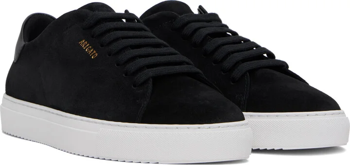 Axel Arigato Black Clean 90 Suede Sneakers - Image 4