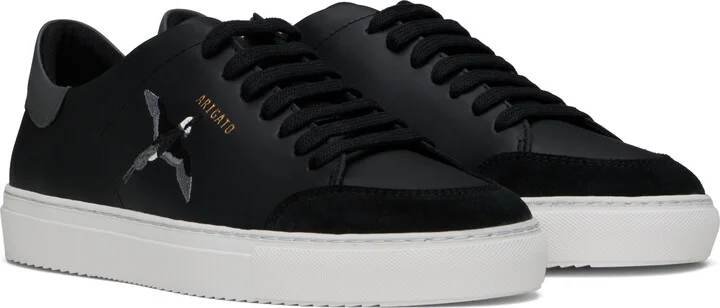 Axel Arigato Black & Gray Clean 90 B Bird Sneakers - Image 4