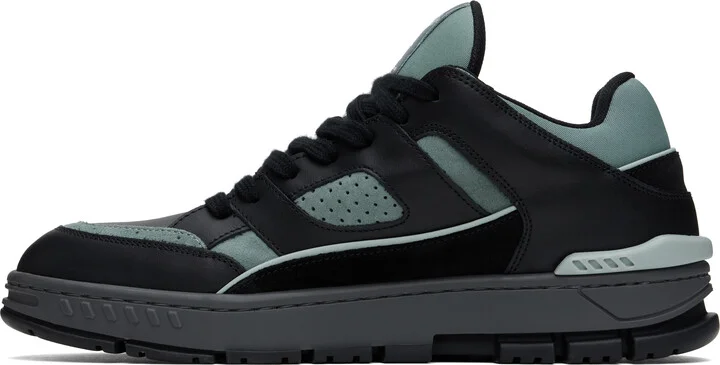 Axel Arigato Black & Green Area Lo Sneakers - Image 3