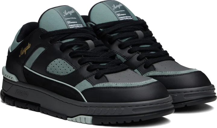 Axel Arigato Black & Green Area Lo Sneakers - Image 4
