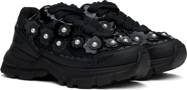 Axel Arigato Black Marathon FLWR Runner Sneakers - Image 4