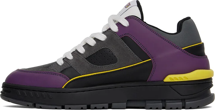 Axel Arigato Black & Purple Area Team Colours Sneakers - Image 3