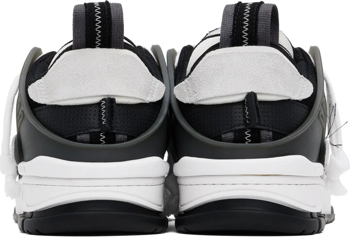 Axel Arigato Black & White Area Patchwork Sneakers - Image 2